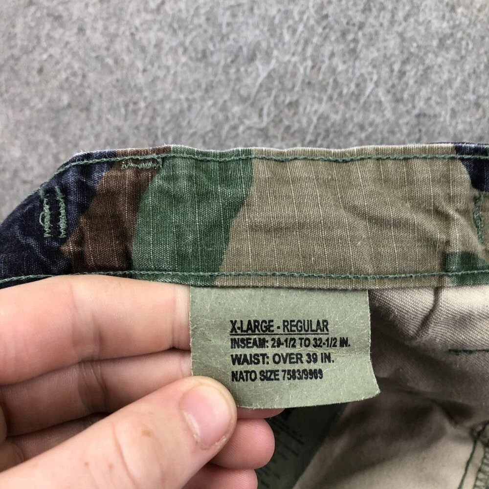 Propper Pants Mens XL Regular Woodland Cargo Relaxed Adjustable Waist Workwear